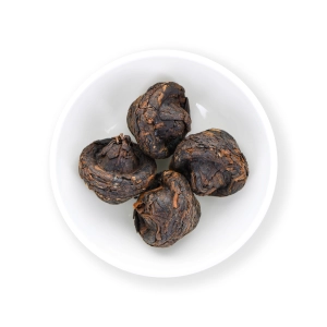Chiny Yunnan Xiao Mo Gu - shu / hong - herbata pu erh+czarna Simao sprasowana w kształcie grzyba 